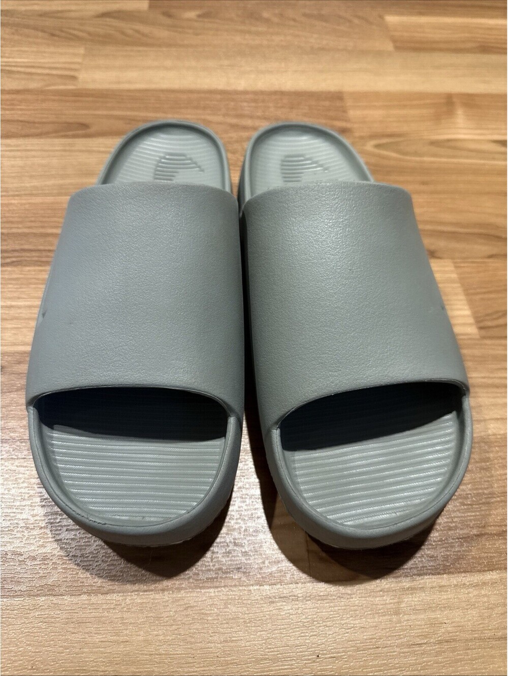 Nike Calm Slides Light Army Khaki Green FD4116-301 Mens Size 9